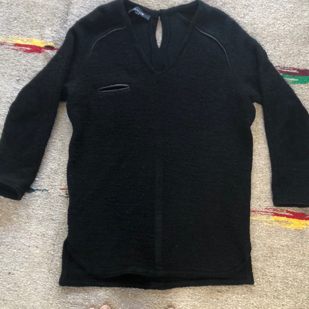 Isabel marant black virgin wool sweater